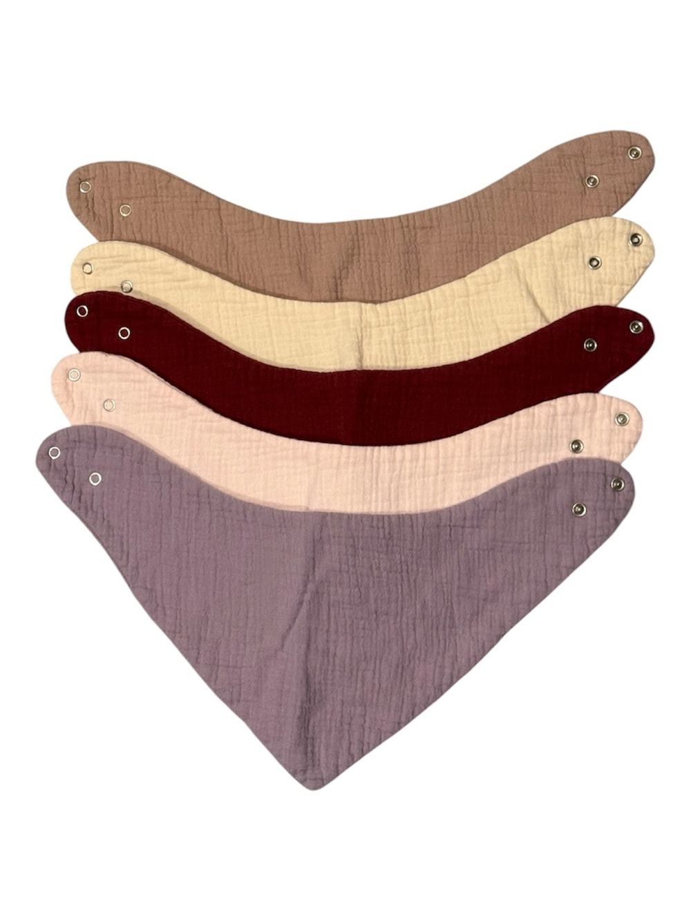 5 Cotton Bib Bandanas
